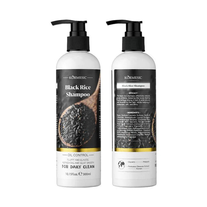 KORMESIC refreshing and silk smooth black rice Shampoo 300ml KMC58188