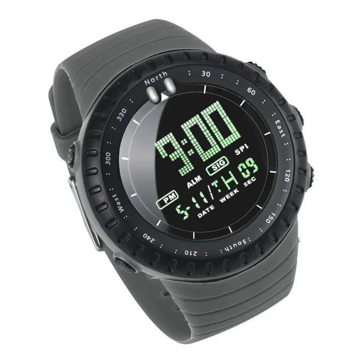 Military Men's Digital Sports Watch For Men Boys Waterproof with LED Back light Digital Watch for Men
