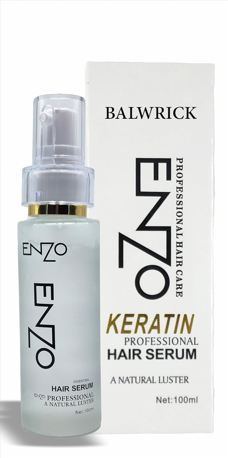 THE Premiers Professional Keratin Hair Serum premium glass bottle