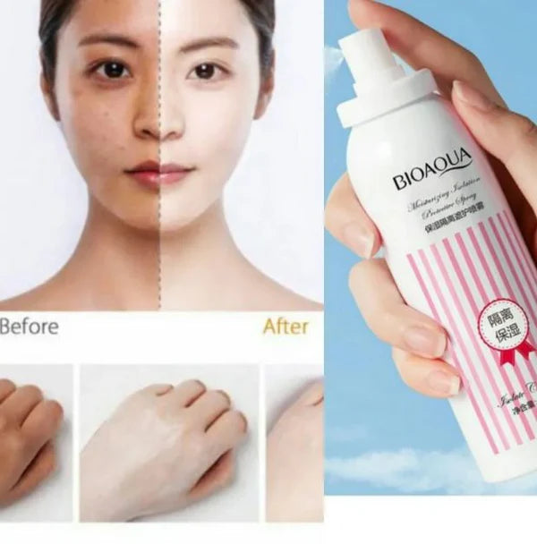 BIOAQUA Waterproof & Oil Control Moisturizing Isolation protective Glowing Body spray- 150ml BQY61831