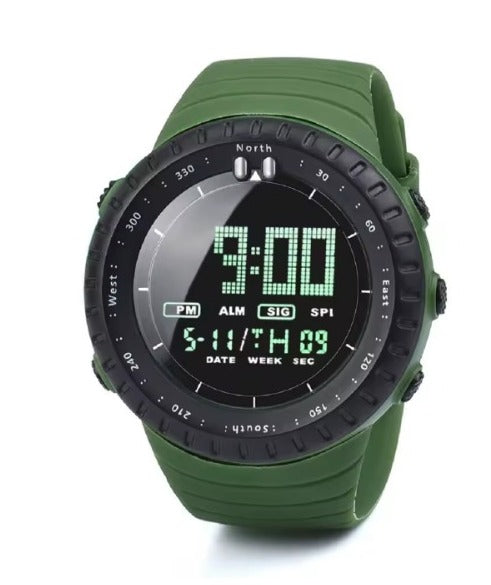 Military Men's Digital Sports Watch For Men Boys Waterproof with LED Back light Digital Watch for Men