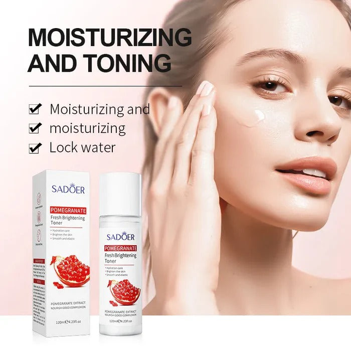 SADOER moisturizing shrink pores pomegranat Private labele facial toner 120ml