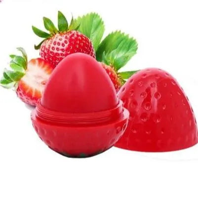ROMANTIC BEAR Red strawberry Magic Hydrating & Moisturizing Lip Balm 12g