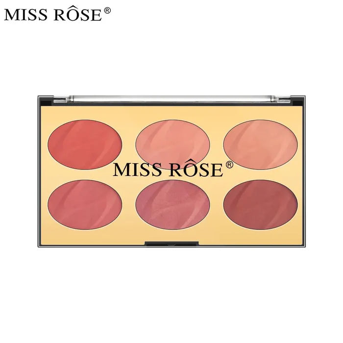 MISS ROSE 6 COLOR BLUSH PALATTE / MAKEUP BLUSHER Kit