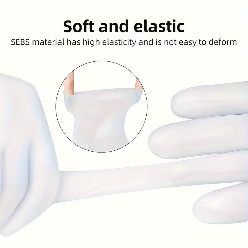 Soft Silicone Moisturizing Gloves - One Size Fits Most!, Hand & Foot Care,