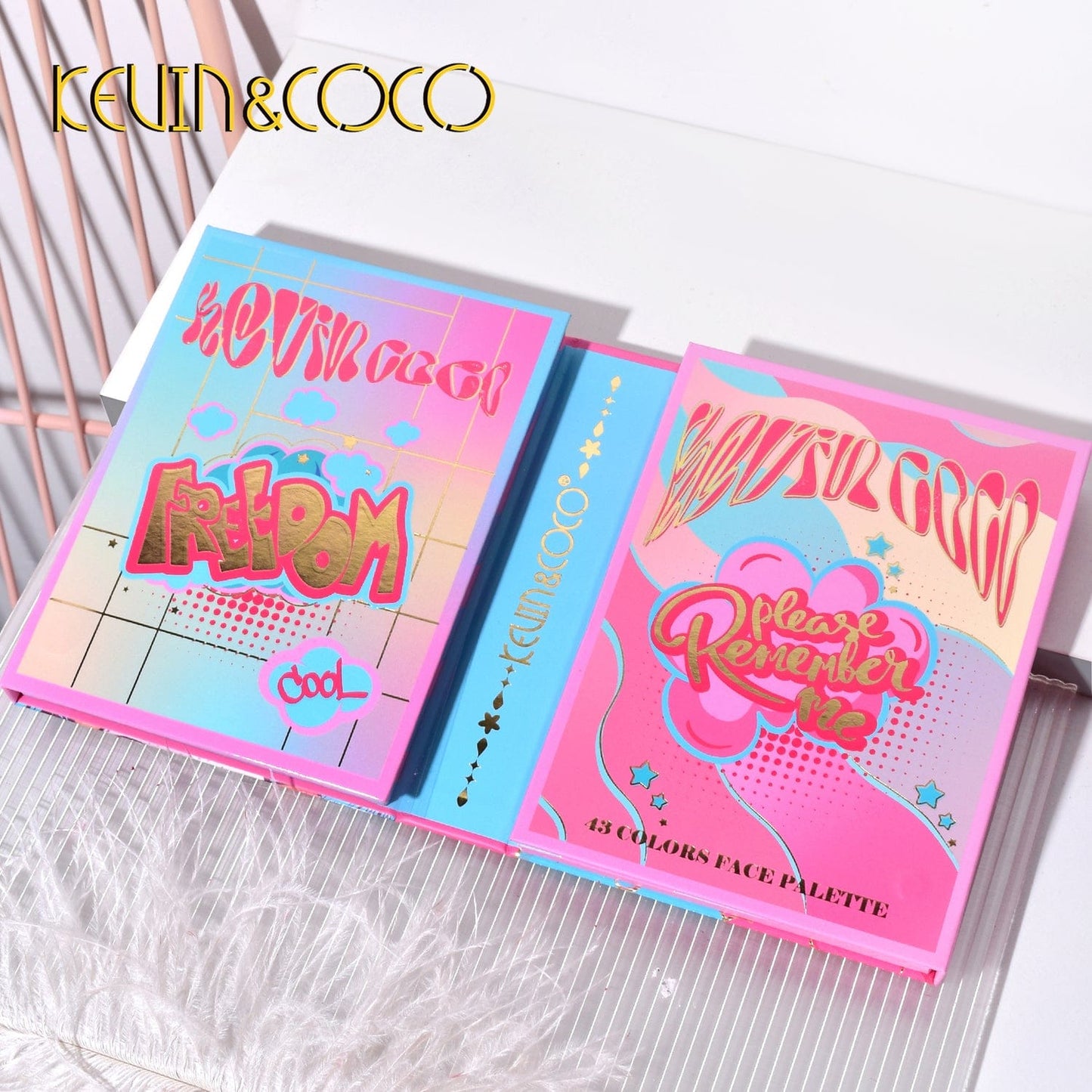 KEVIN&COCO  43-Color Cutie Pie Eyeshadow Palette