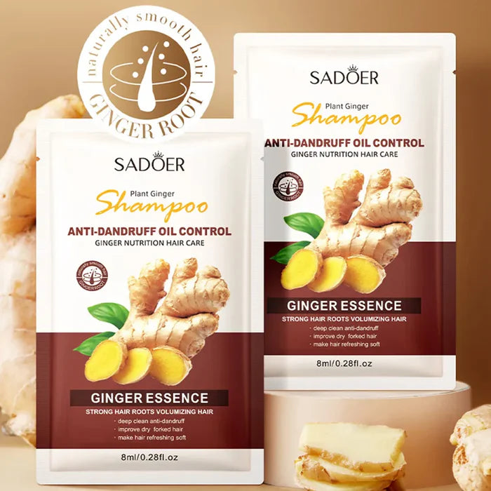 SADOER Ginger Essence Anti-Dandruff Oil Control Shampoo Sachet 8ml SD43528
