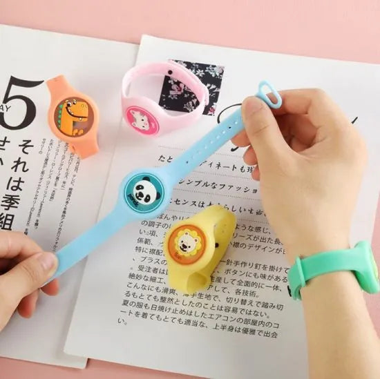 FASHIONWATCHES Mosquito Repellant Colorful Watch | Children Flash Anti-Mosquito Watch | Kids Mosquito Repellent Watch Lightweight Natural Mosquito Repellent Bracelet