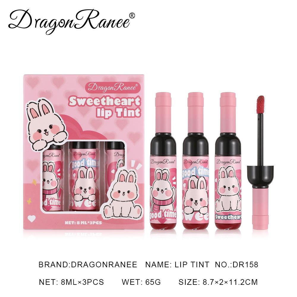 Dragon Ranee 3pcs Sweetheart Lip Tint Set