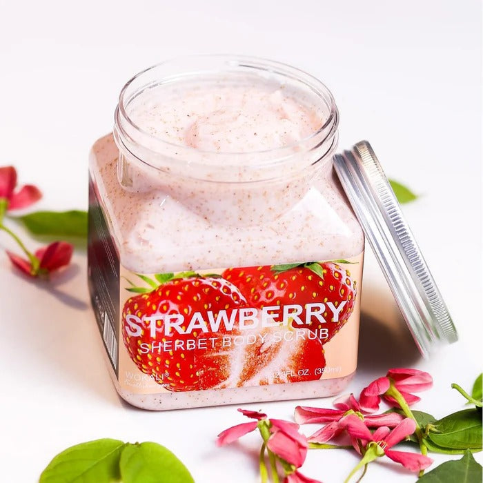 WOKALI Strawberry Sherbet Body Scrub 350ml