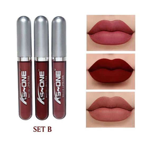 Ks One 3 pcs Matte Lipgloss