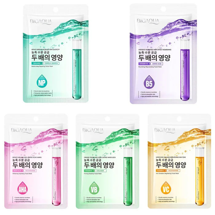 BIOAQUA 1 Piece Vitamin C Nicotinamide Improving Dullness Face Sheet Mask