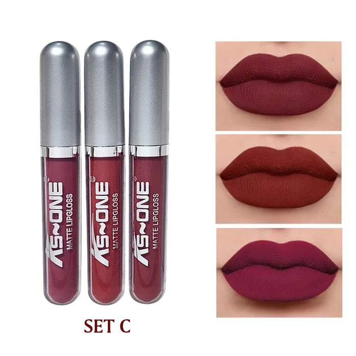 Ks One 3 pcs Matte Lipgloss
