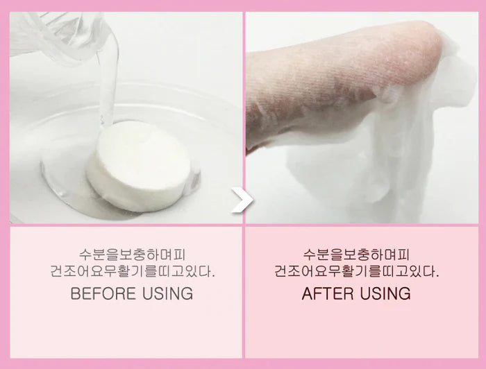 BIOAQUA Compressed Facial Tablet Face Sheet Mask 25/50/100Pcs