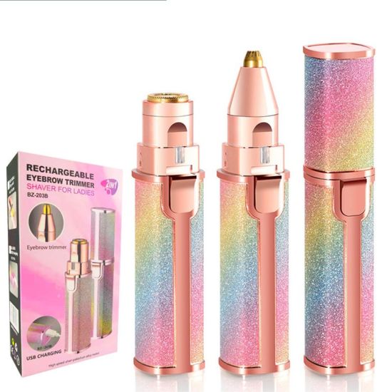 2in1 Electric Rechargeable Hair Remover Trimmer For Women