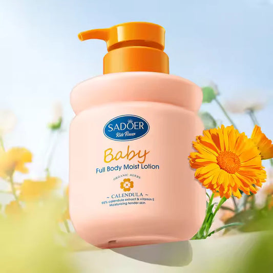 SADOER Children's Calendula Vitamin E Body Lotion 400ml .SD36353