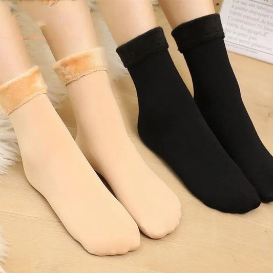 Pack Of 3 Pair Women’s Winter Warm Fleece Socks