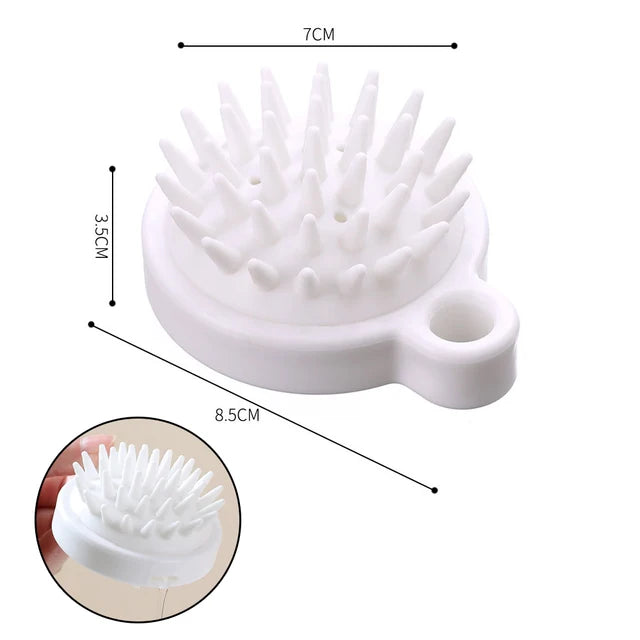 New Silicone Scalp Shampoo Massage Brush