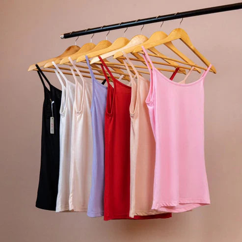 Pack Of 3 Trendy Cotton Summer Soft Comfortable Camisoles For Girls and Womens 611