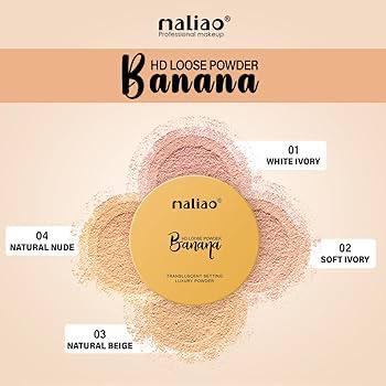 Maliao Luxury HD Banana Loose Powder - Perfecting Radiance for Flawless Skin