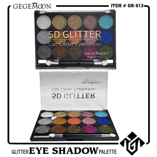 Gegemoon 15 color 5D Gel Glitter Eyeshadow