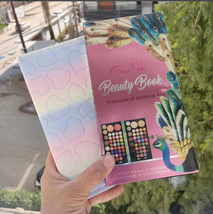 ALL IN ONE MAKEUP BOOK FOLDING SHADE FACE PALLET