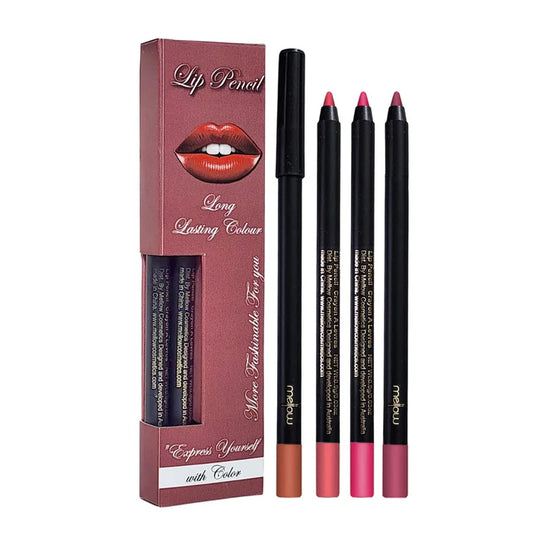 Mellow Pack of 04 Long Lasting lipliner Pencil
