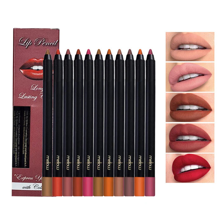 Mellow Pack of 04 Long Lasting lipliner Pencil