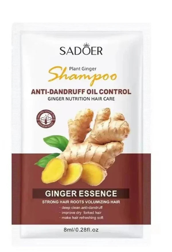 SADOER Ginger Essence Anti-Dandruff Oil Control Shampoo Sachet 8ml SD43528
