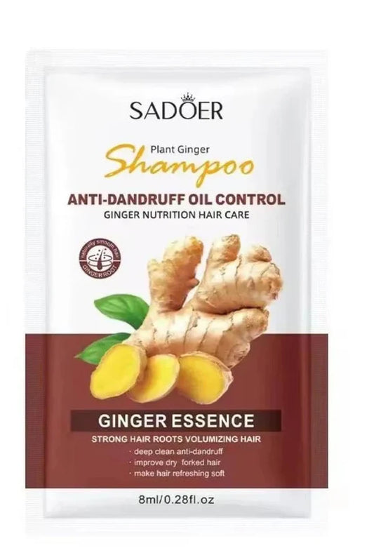 SADOER Ginger Essence Anti-Dandruff Oil Control Shampoo Sachet 8ml SD43528