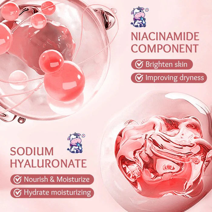 SADOER Milk Preach Vitamin C Face Cream – Whitening & Brightening Moisturizer