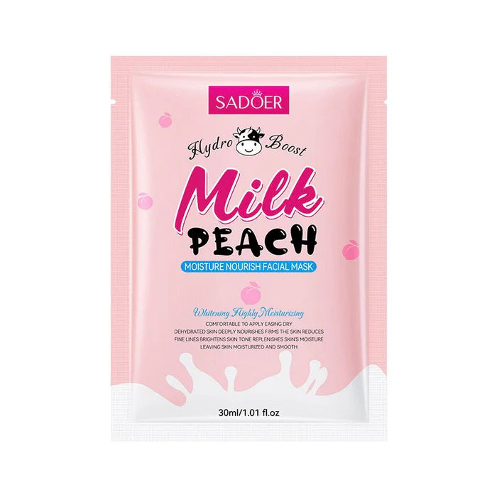 Sadoer 1 Pc Hydrating and Moisturising Sheet Mask – Milk and Fruits