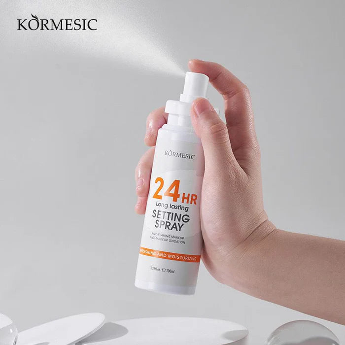 KORMESIC Make Up Setting Spray make up tahan lama anti crack | 24HR Long-lasting Lock Makeup 100ml .KMC24992