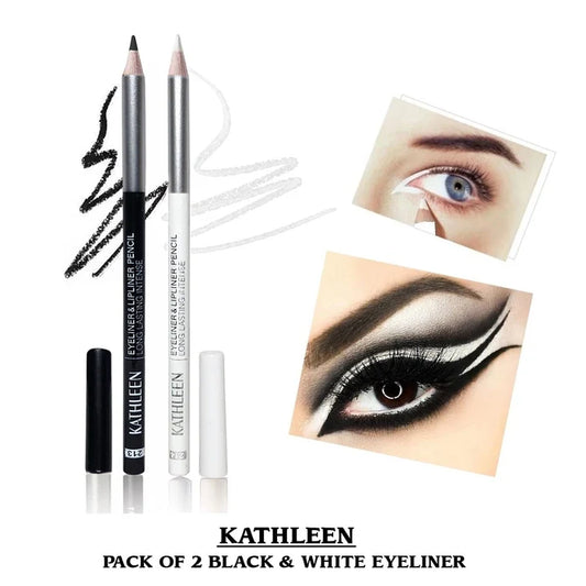 Kathleen Pac of 02 Balck And White Eye liner Pencil