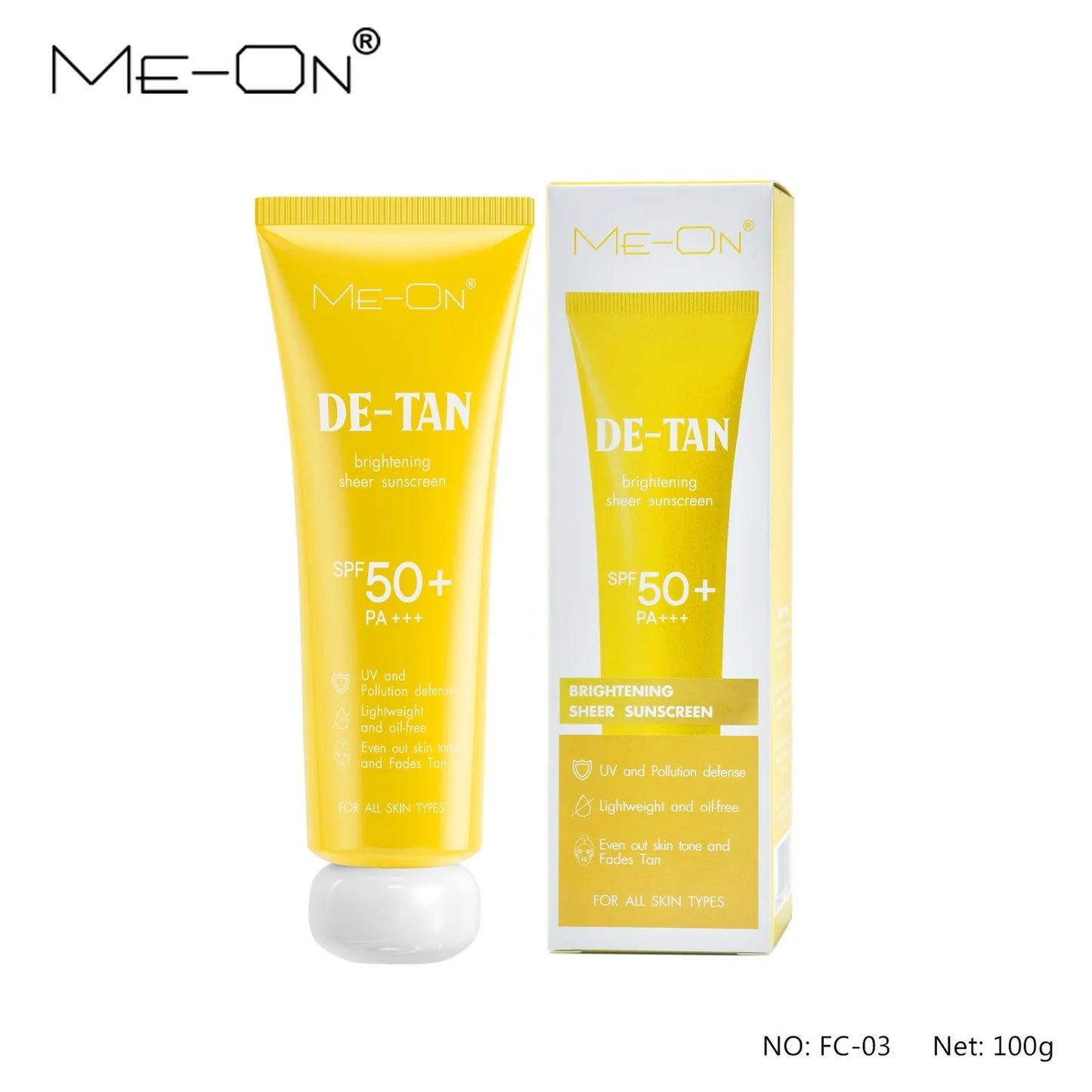 ME-ON Sunscreen SPF50 +++ Sun Protection Factor (SPF)