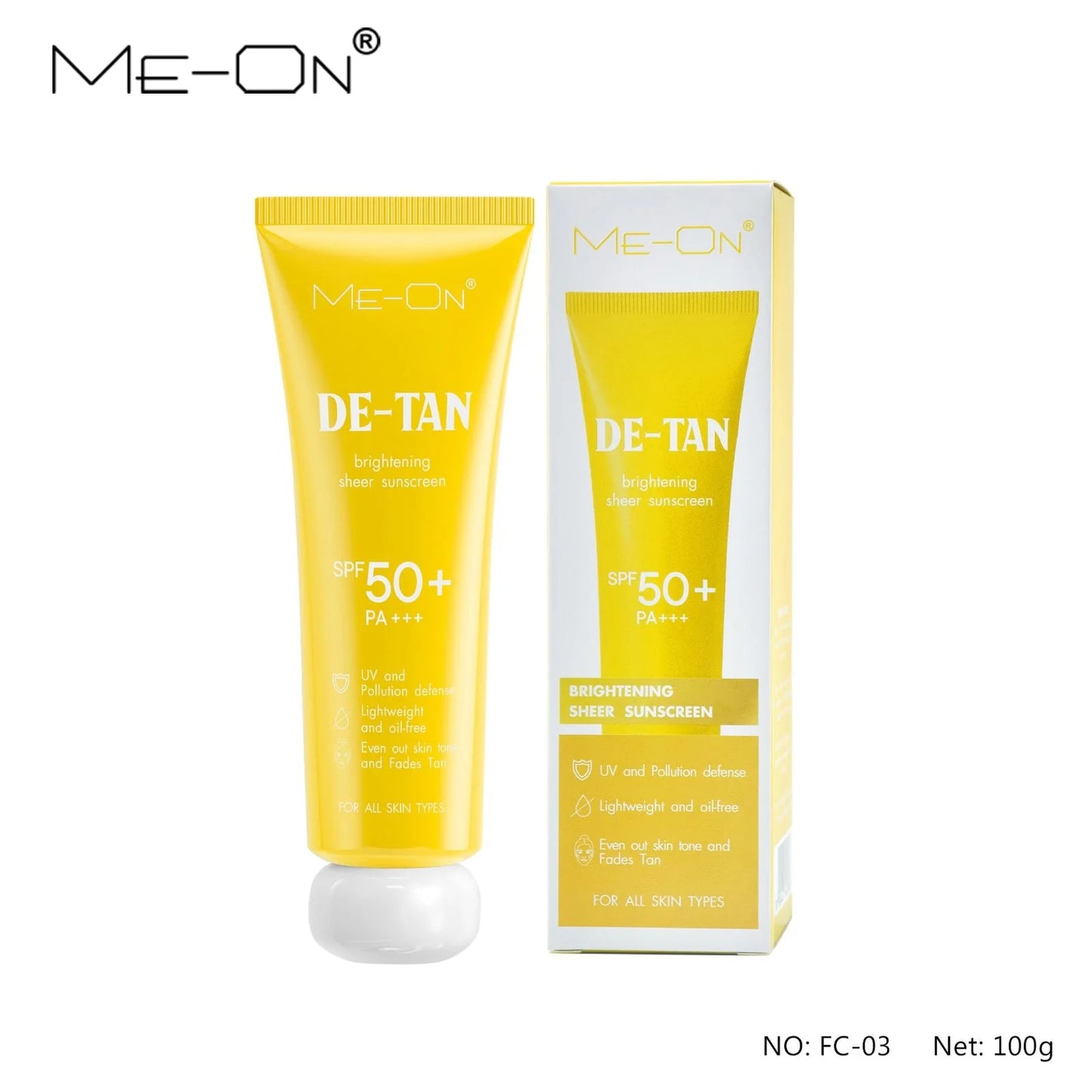 ME-ON Sunscreen SPF50 +++ Sun Protection Factor (SPF)