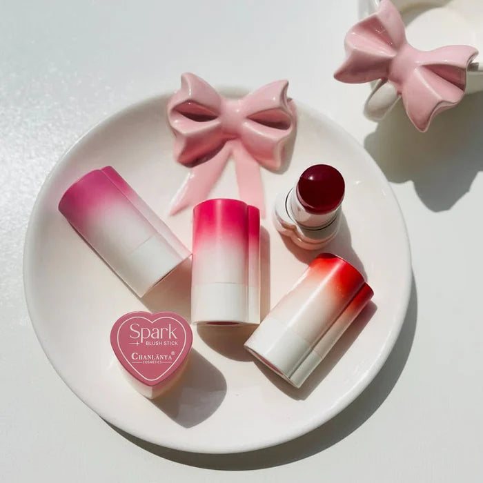 Chanlanya Heart jelly Blush Stick Lip and Cheek Moisturizing Jelly Tint