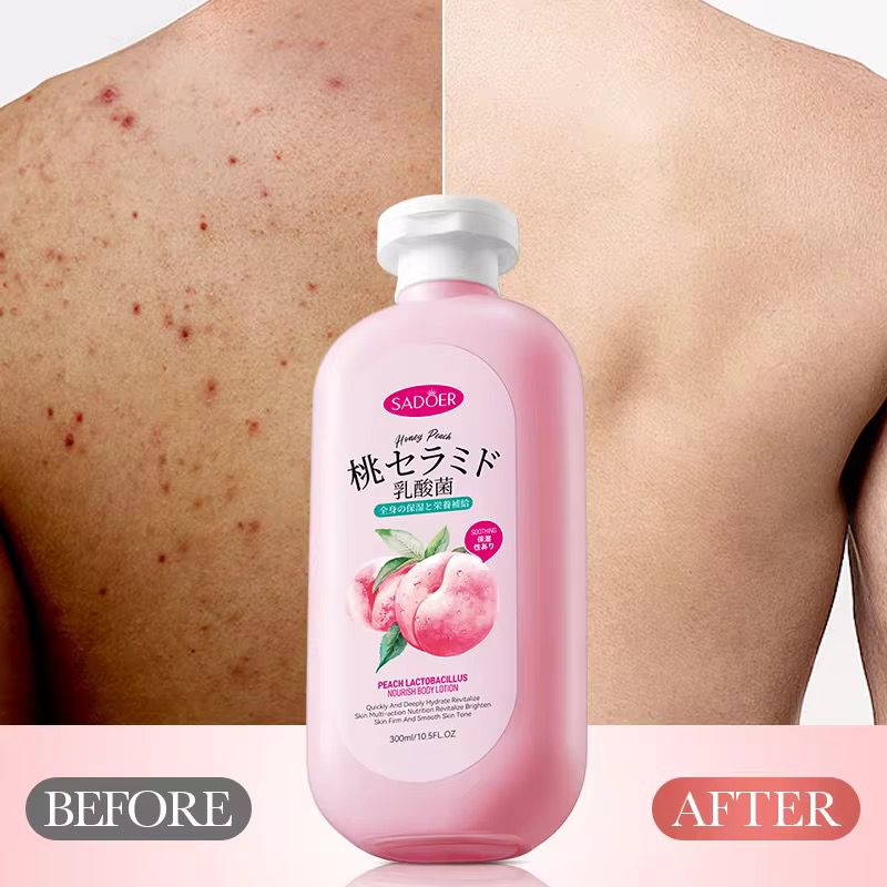 Sadoer Honey Peach Lactobacillus Hydrate Body Lotion