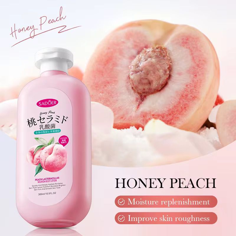 Sadoer Honey Peach Lactobacillus Hydrate Body Lotion
