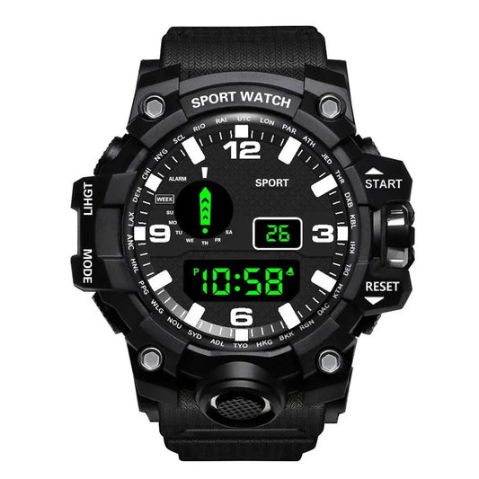 Men's LED Digital Watch Men Sport Watches Fitness Electronic Watch Multifunction Military Sports Watches Clock Kids Gifts