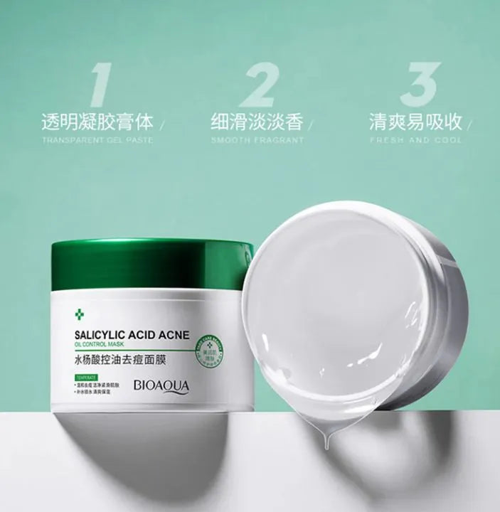 BIOAQUA 4 In 1 Salicylic Acid Acne Oil Control Acne Removal Shrink Pores Skin Care Series