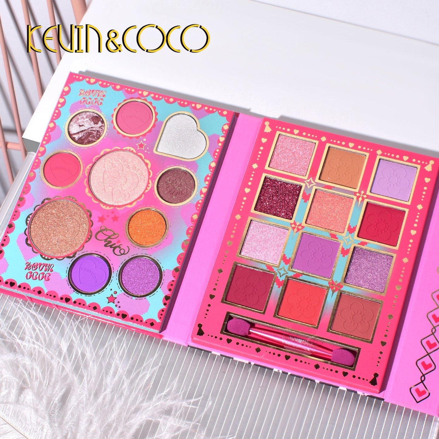 KEVIN&COCO  43-Color Cutie Pie Eyeshadow Palette