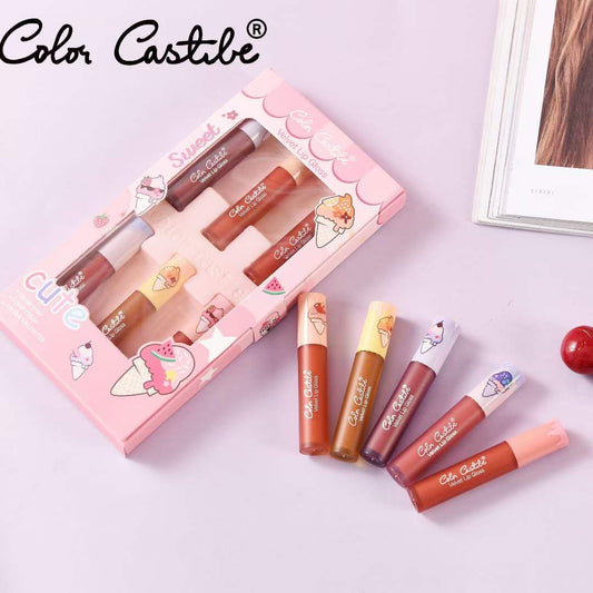Color castle  Matte Long Lasting Gloss Set of 6 pcs