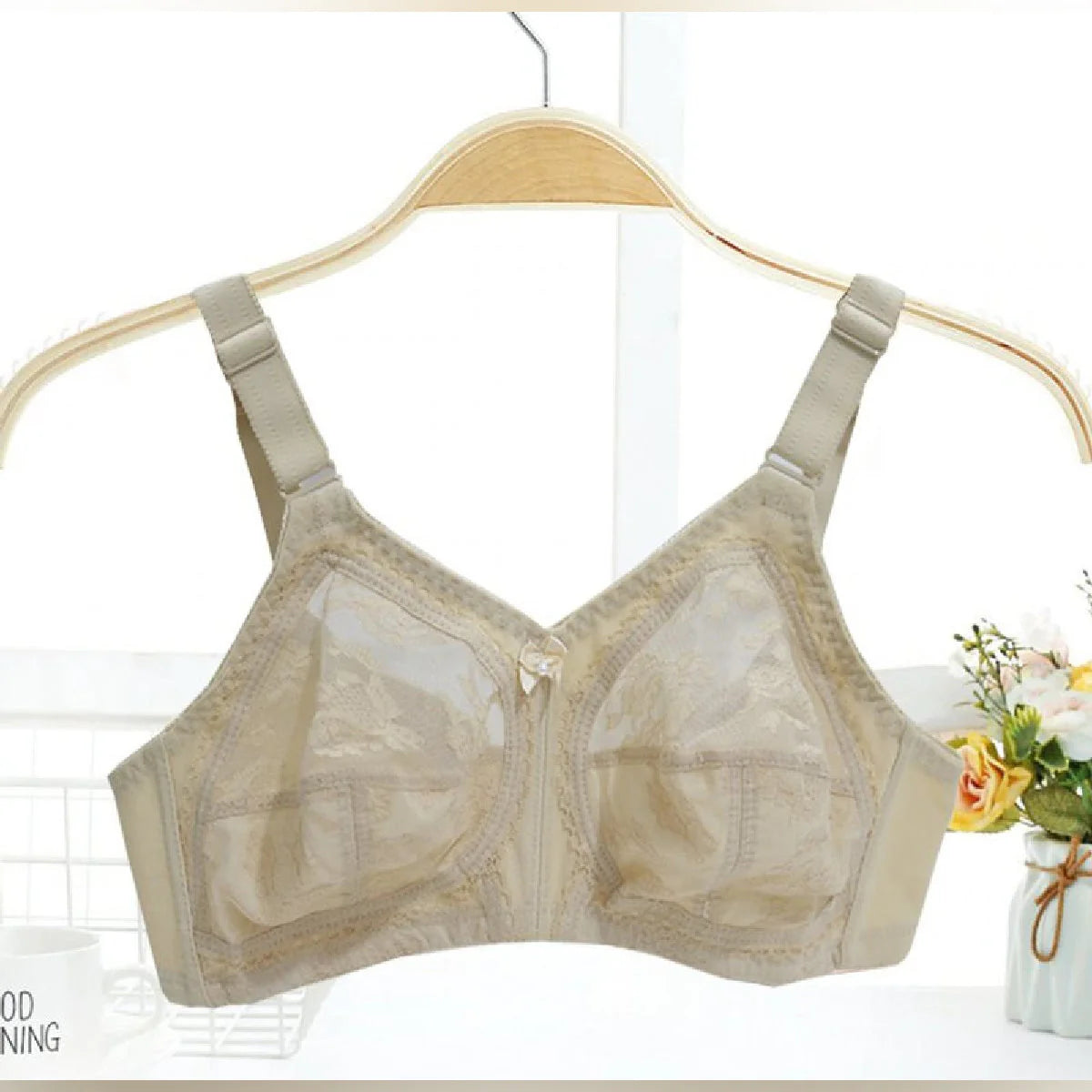 Disclosure Non-Padded Non-Wired Full Coverage Bra Plus Size