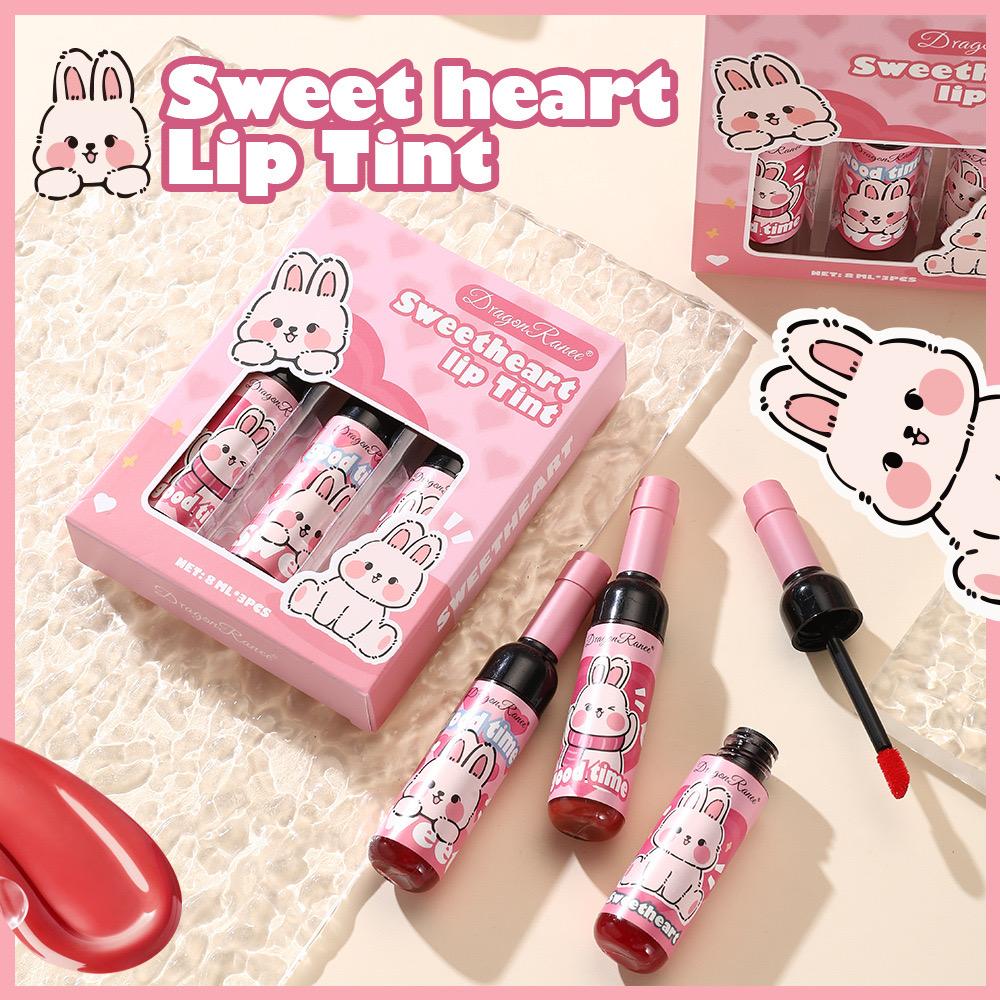 Dragon Ranee 3pcs Sweetheart Lip Tint Set