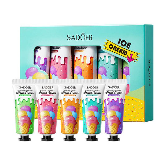 Sadoer 5 pcs Ice Cream 🍦 Hydrating Fragrance Hand Cream