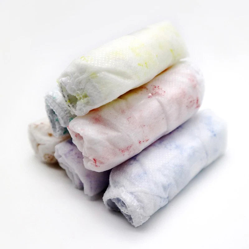 Pack Of 6 Disposable Brief Panties For Girls and Womens