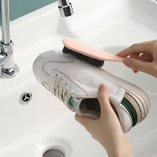 RINDMART Shoe Cleaning Brush, Automatic Liquid Discharge Brush, Soft Bristle Cleaning Brush, Multifunctional Cleaning Brushes for Clothes, Shoes, Home Use