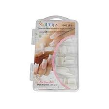 100 pcs Transparent /White Ballerina Artificial Nails Tips