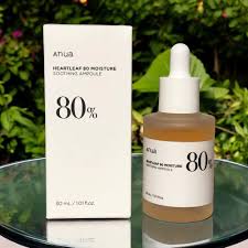 Anua Heartleaf 80% Moisture Soothing Ampoule.